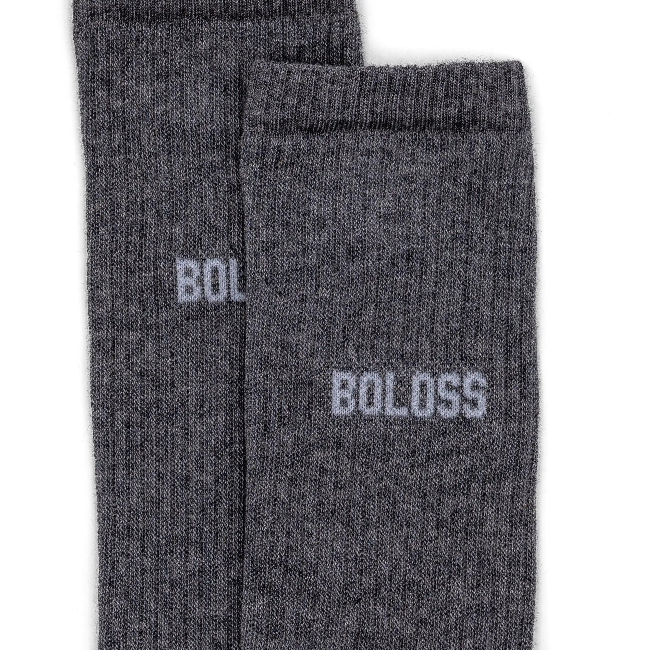 Chaussettes BOLOSS gris chiné 40/45