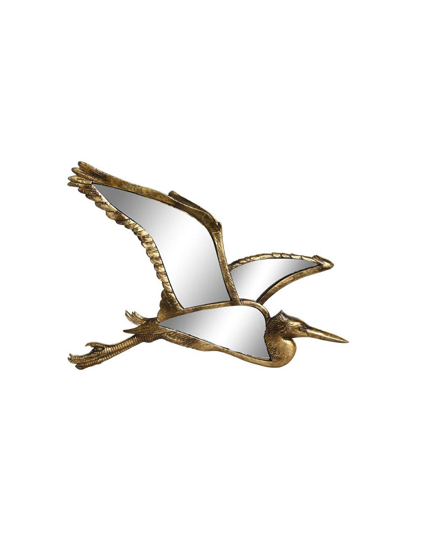 Wall Decoration Mirror Resin Heron