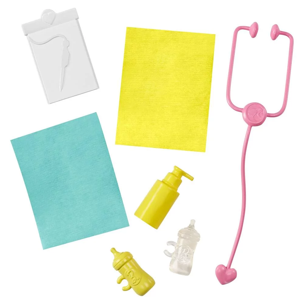 BARBIE COFFRET POUPEE  PEDIATRE BLONDE