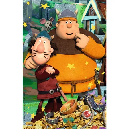 Ravensburger Puzzle Maja und Wickie, 54 Teile, sortiert