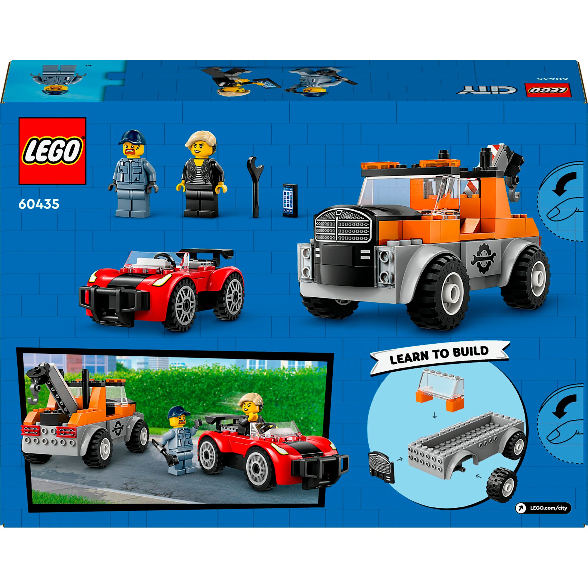 LEGO Konstruktionsspielzeug City Abschleppwagen mit Sportauto