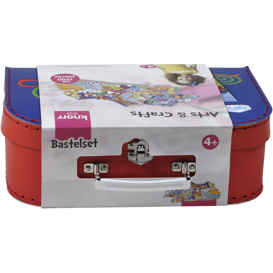 knorr toys® Bastelkoffer Creative case1500-tlg. blau