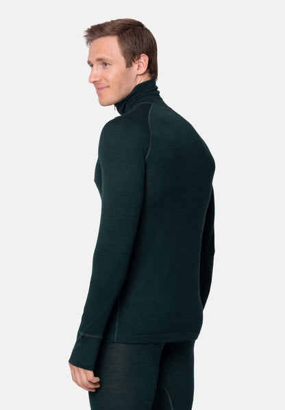 MERINOULD BASELAYER HALF-ZIP BLUSE TIL MÆND