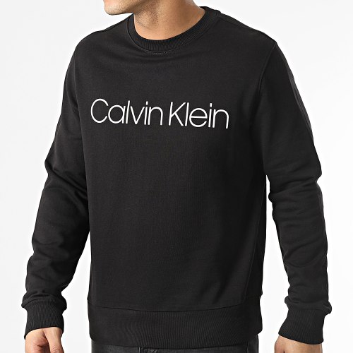 Sweat Crewneck Cotton Logo 4059 Noir