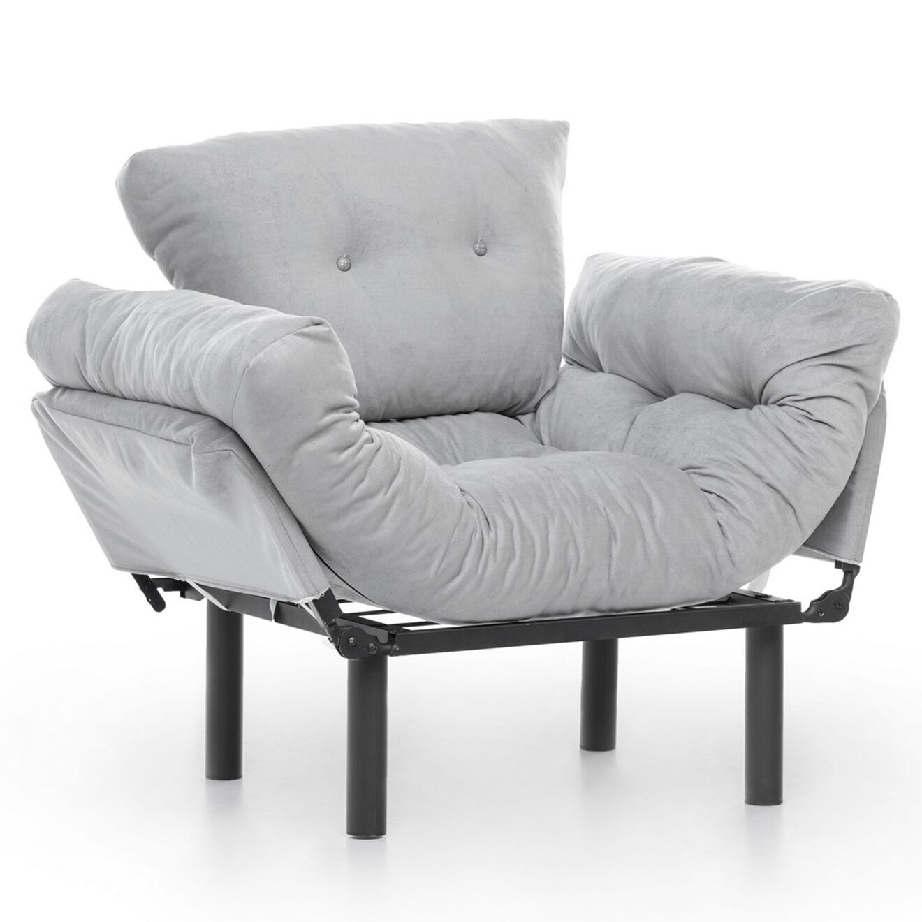 Atelier del Sofa Fauteuil Nitta gris - 60x53x45 cm