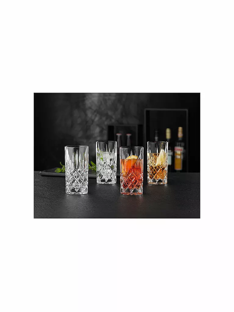 NACHTMANN Longdrinkglas 4er Set NOBLESSE transparent
