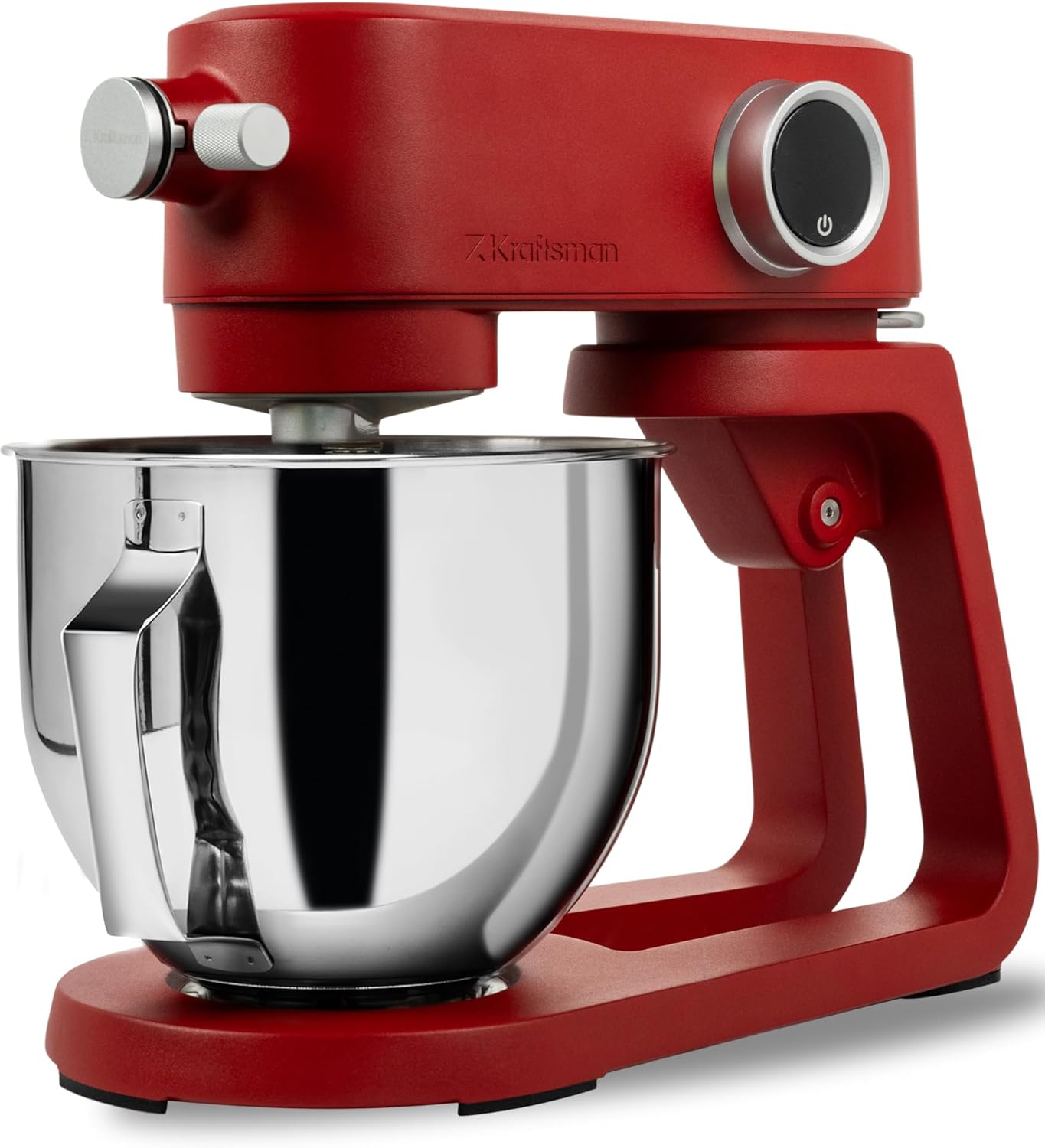 5L Vollmetall-Küchenmaschine,Pizzateig Knetmaschine,Teigmaschine mit leisem Kupfer-DC-Motor, 4 Edelstahl-Aufsätzen ohne Beschichtung und universellem Multifunktionsanschluss