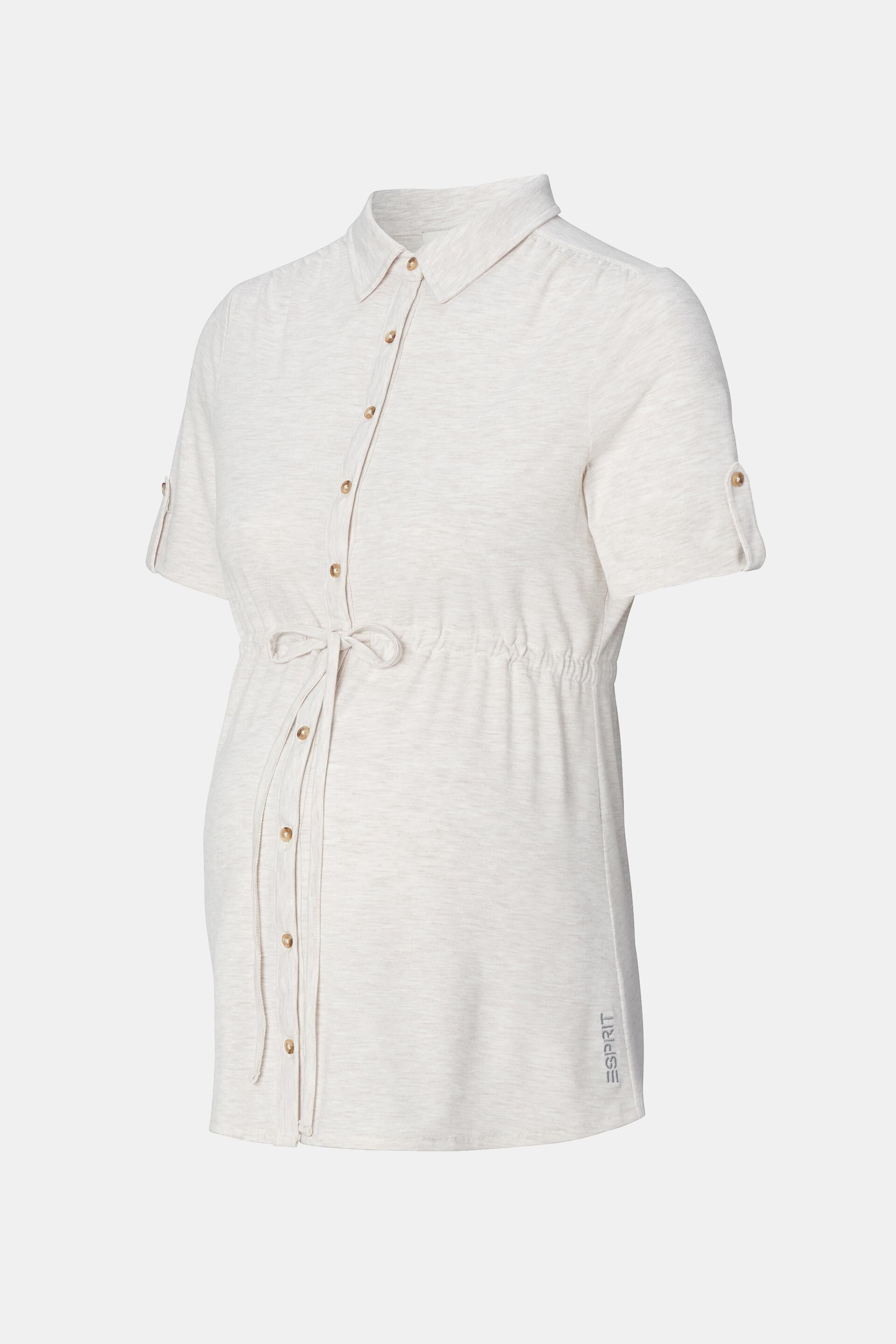 T-shirt à patte de boutonnage