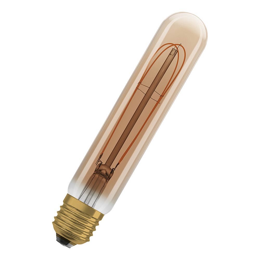 LYSPÆRE OSRAM VINTAGE 1906 LED TUB GULL 822 E27 4,8W