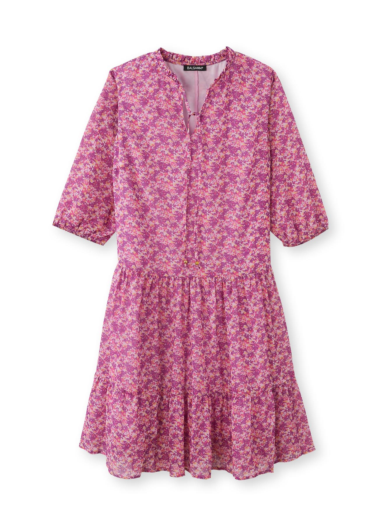 Robe fluide à volants