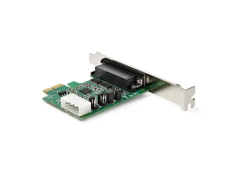 StarTech.com 4-port PCI Express RS232 Serial Adapter Card, PCIe RS232 Serial Host Controller Card, PCIe to Serial DB9 Card, 16950 UART, Desktop Expansion Card, Windows, macOS, Linux - Full/Low-Profile Brackets (PEX4S953) - Seriel adapter - PCIe - RS-