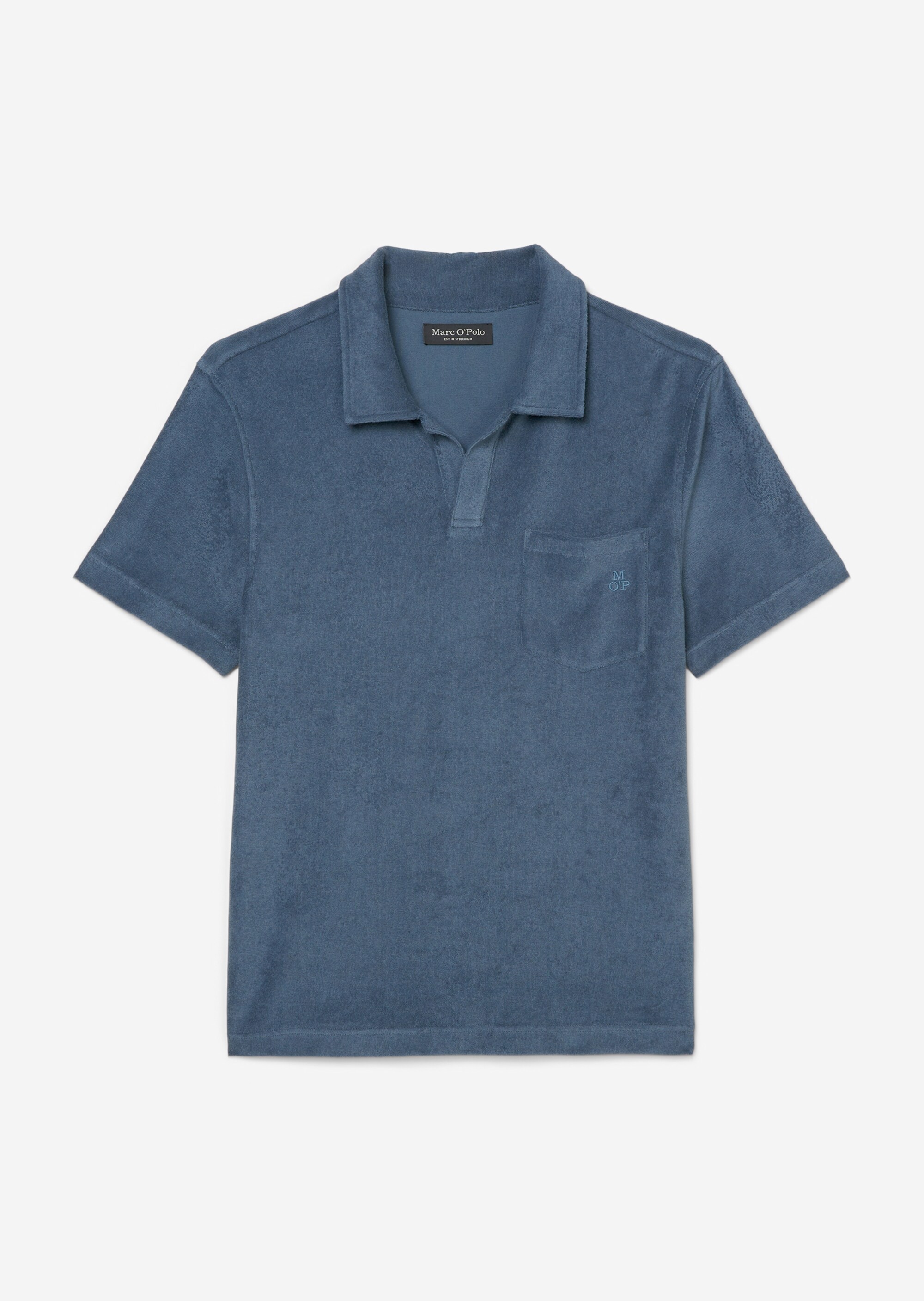 Lounge-Poloshirt in flauschiger Frottee-Qualität