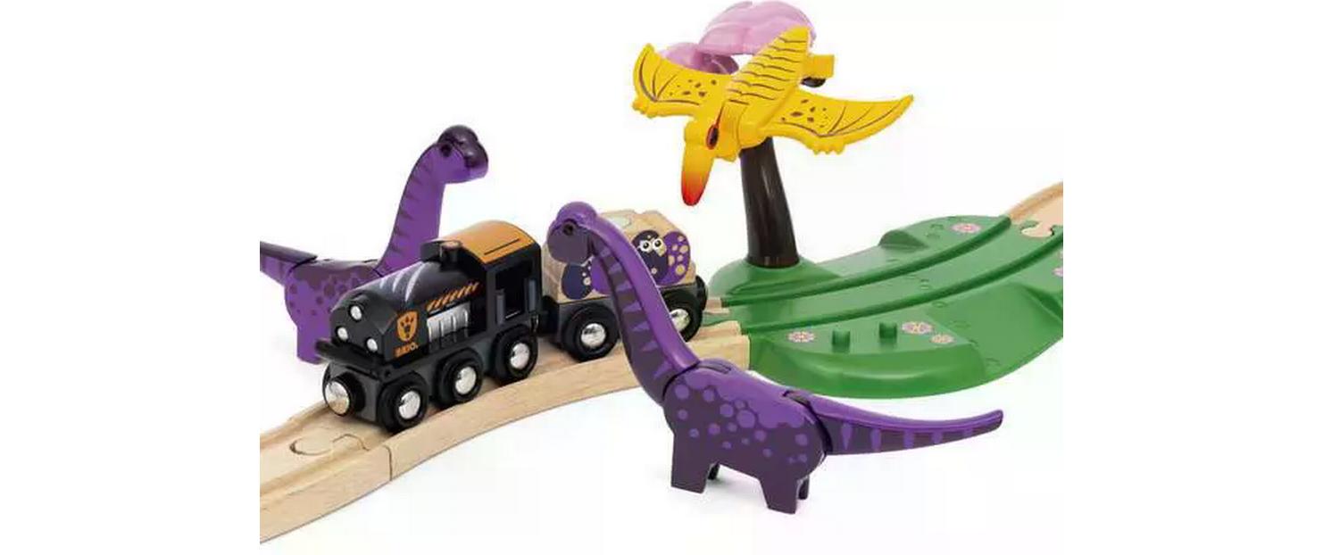 BRIO World Dinosaur Adventure SetZugset aus 21 Teilen
