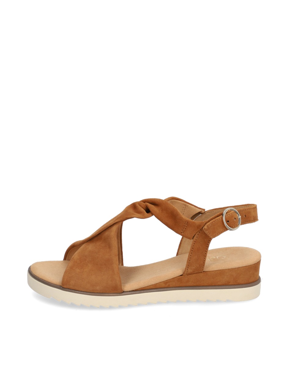 Veloursleder Sandale