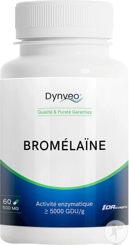 Dynveo Bromélaïne Pure Format 500mg 60 Gélules