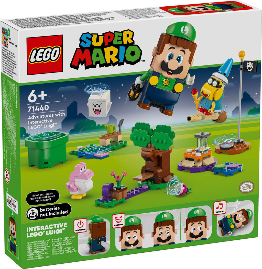 Avonturen met interactieve Luigi Nintendo Speelgoed Set 71440 Super Mario