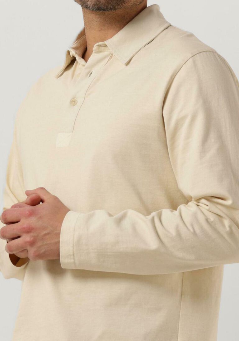 BUTCHER OF BLUE beige butcher of blue polo johns rugby polo