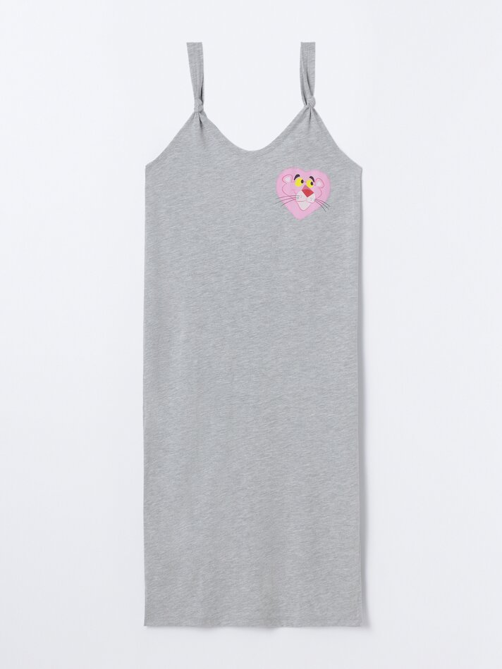 Vestido Pink Panther™ MGM com estampa - Cinza Mesclado