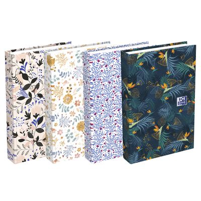 Agenda Oxford Flowers - 2 jours par page - 7,4 x 11 cm - disponible dans différentes couleurs - Hamelin