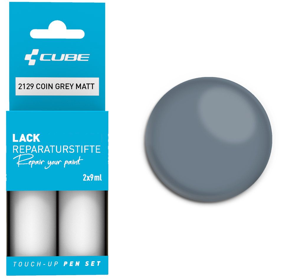 Cube Lackreparaturstift Set COIN GREY matt kaufen | Bike-Discount