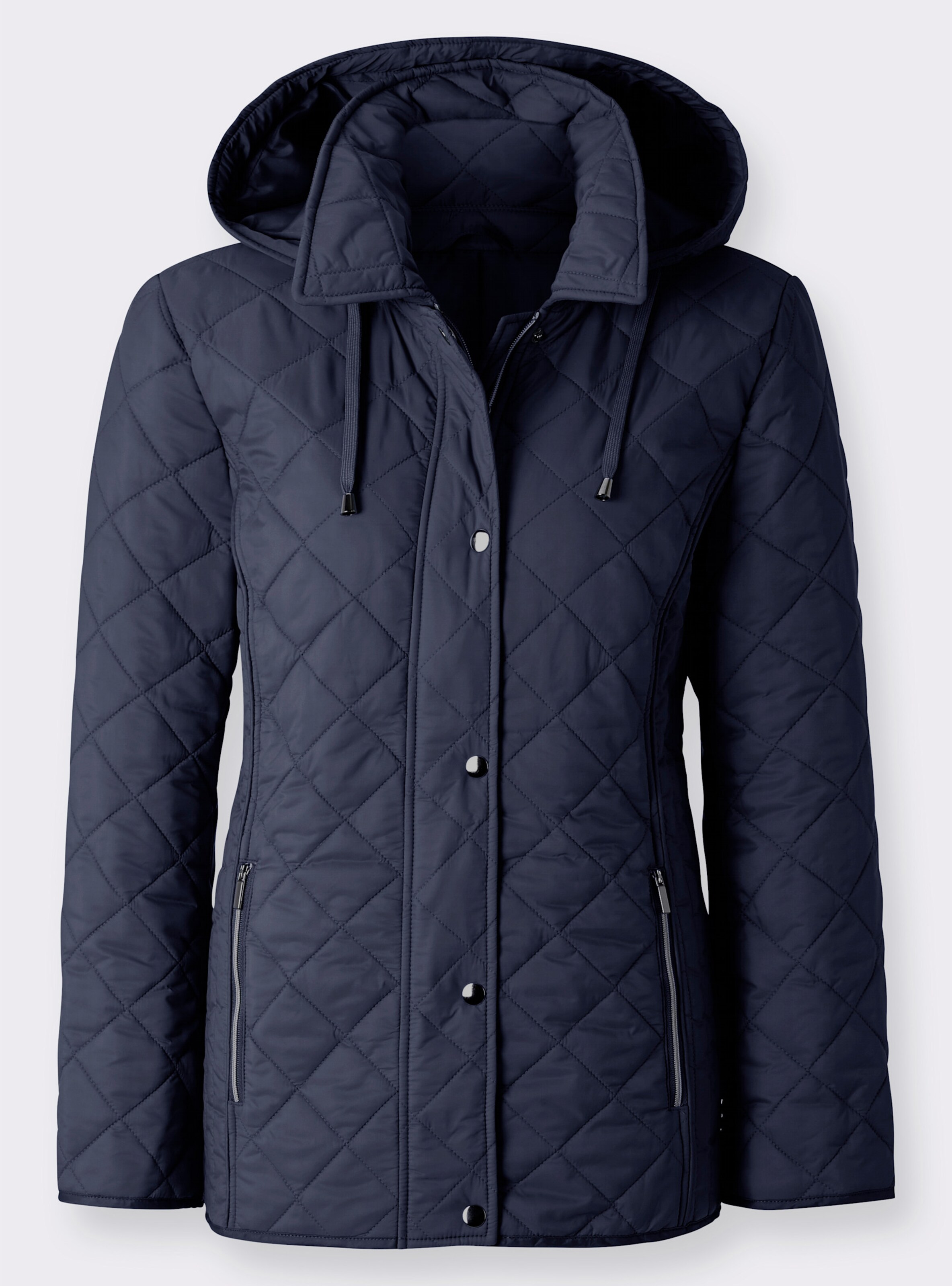 Winterjacke mit Schlingenknopf-Verschluss