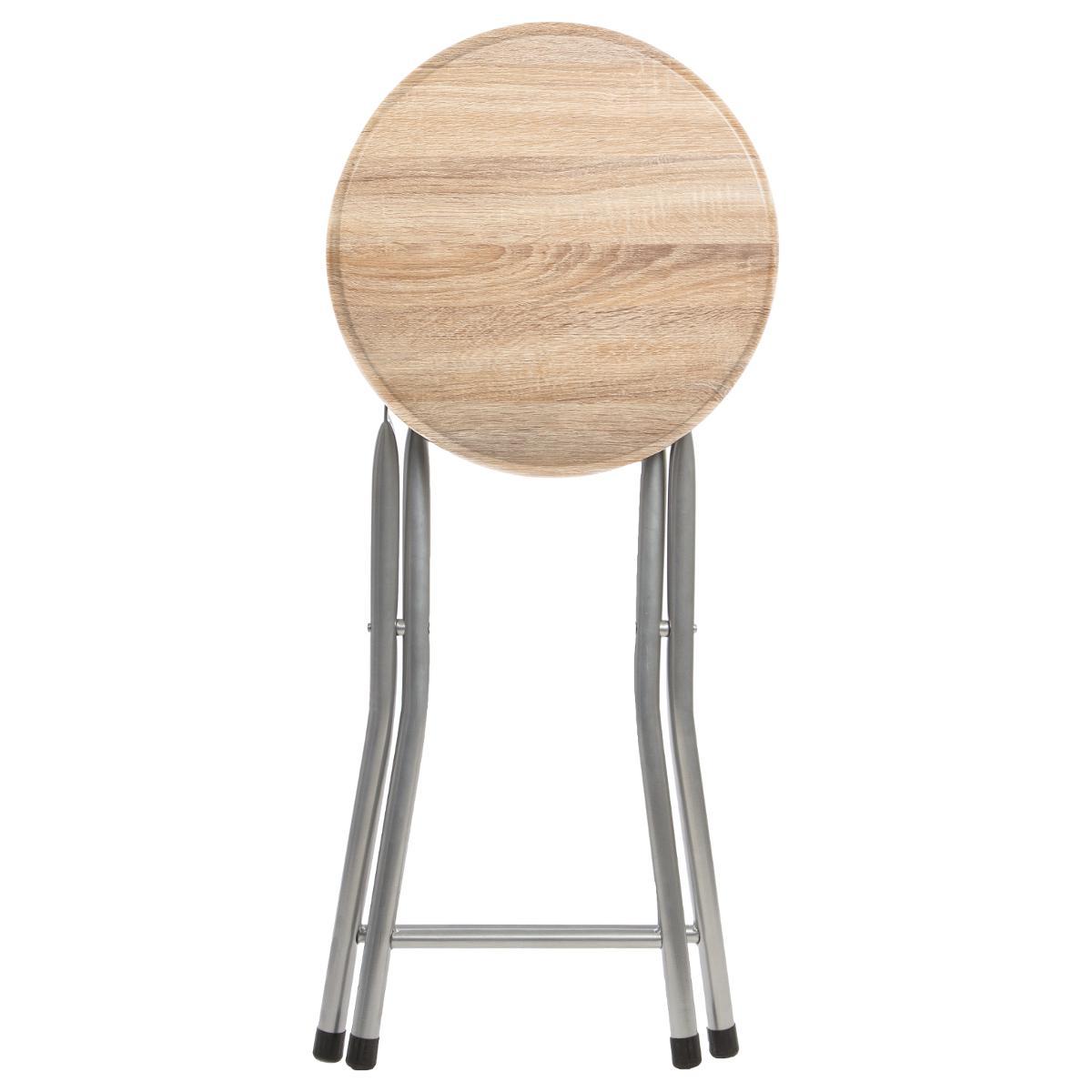 TABOURET PLIANT ASSISE MDF BOIS