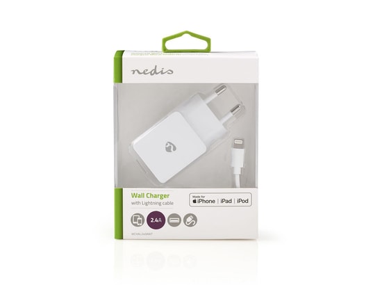 NEDIS - Adaptateur Lightning WCHAL240AWT - Apple Lightning - 1m