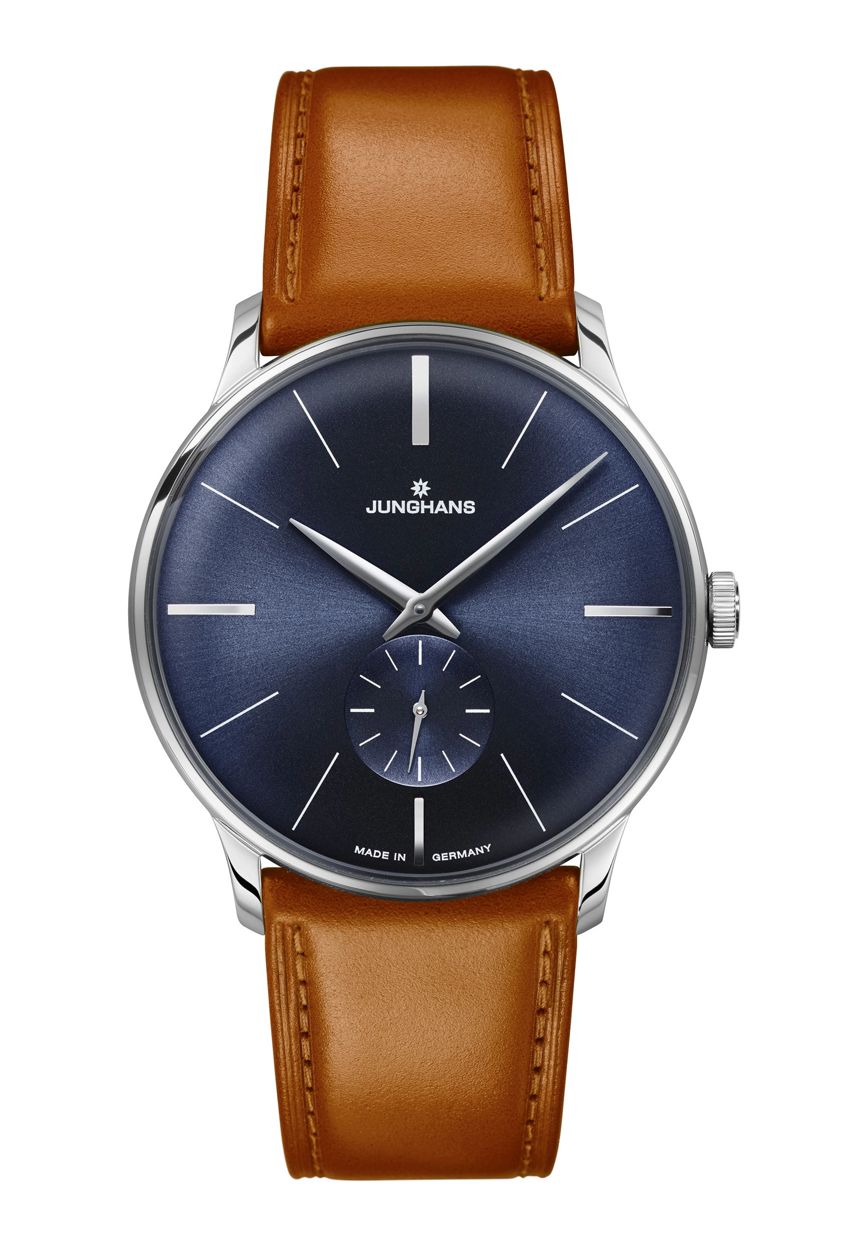 Junghans Meister Classic Handaufzug Herrenuhr Blau