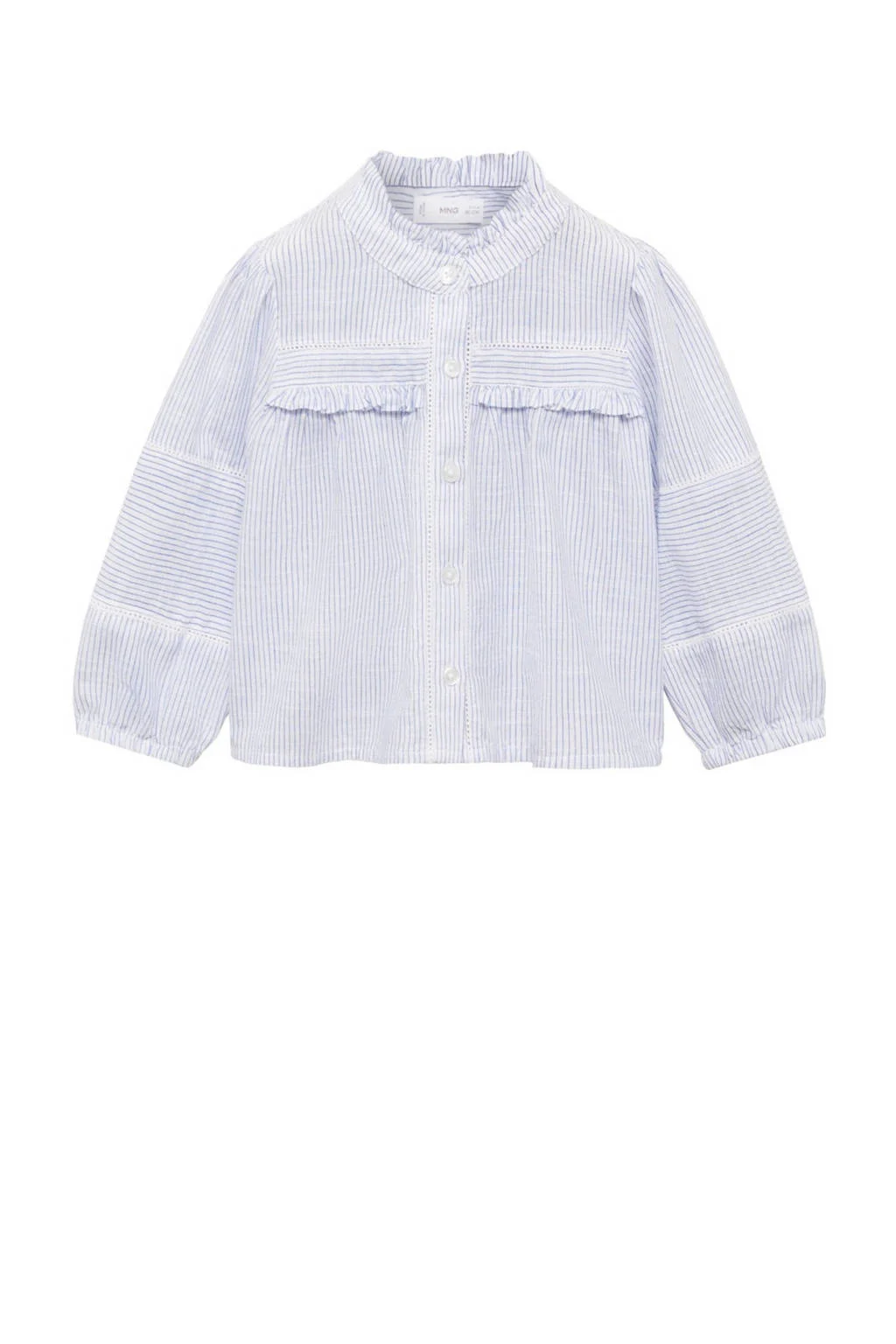 Mango Kids blouse lichtblauw