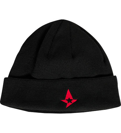 Hummel Beanie - Strik -  AST Fan Rød Logo - Sort