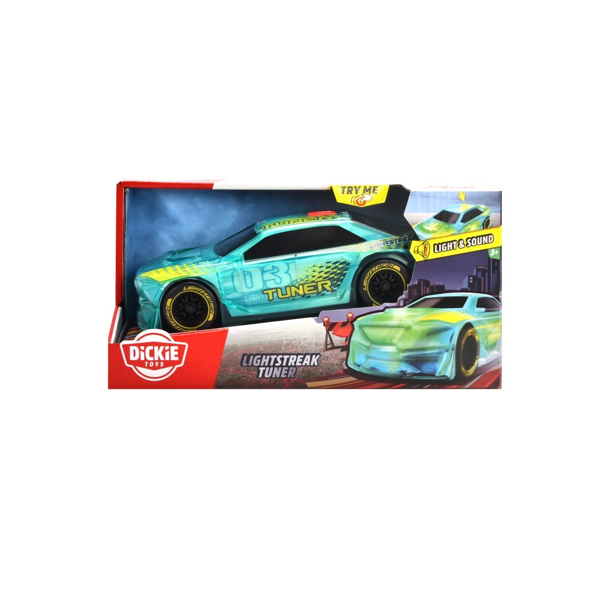 Voiture tuning sonore lumineuse