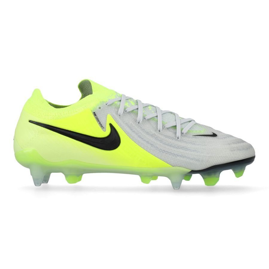 Nike Phantom GX II Elite SG-PRO Anti-Clog Mad Voltage - Argenté/Noir/Jaune Fluo