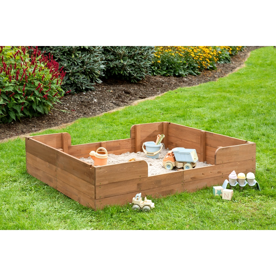 MUDDY BUDDY® Sandkasten mit Zelt Safari Seeker, kakaobraun