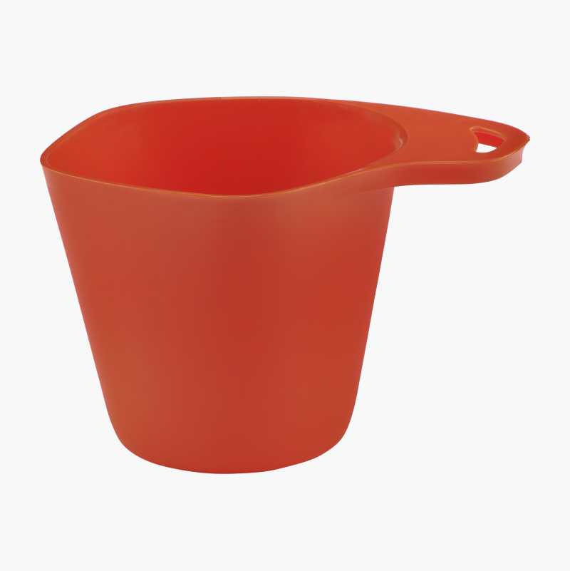 Drikkekopp av plast, oransje, 2 dl