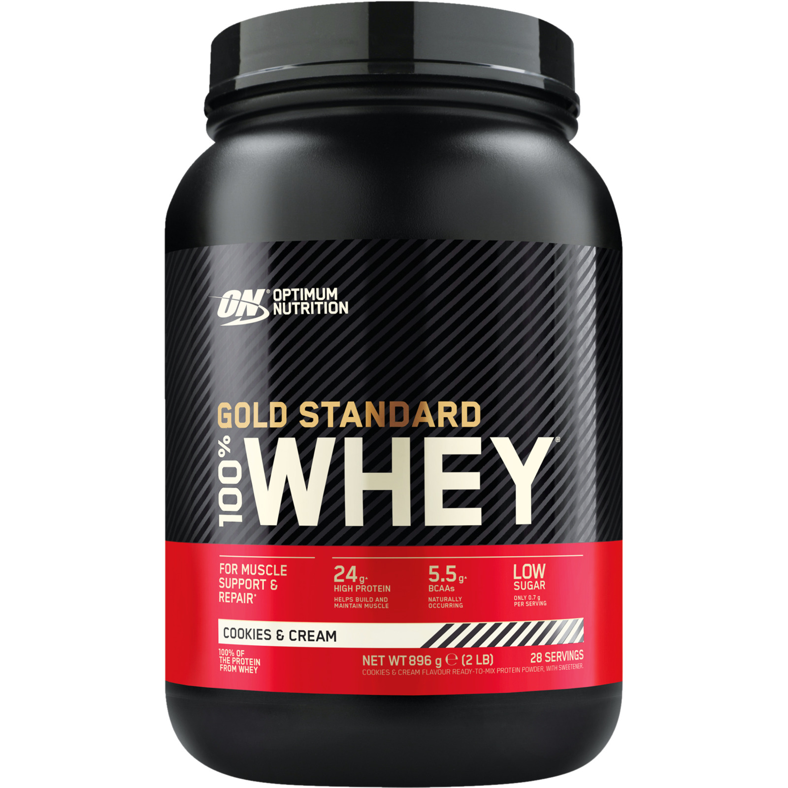 Optimum Nutrition 100% Whey Gold Standard Cookies & Cream 896 g