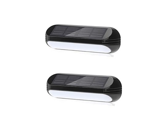 KYF - Eclairage solaire (lot de 2) applique solaire murale led blanc chaud ou multi...