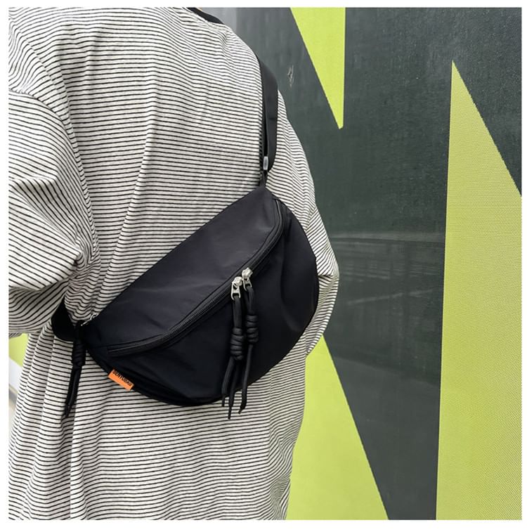 Wavecho - Canvas Crossbody Tas met Rits