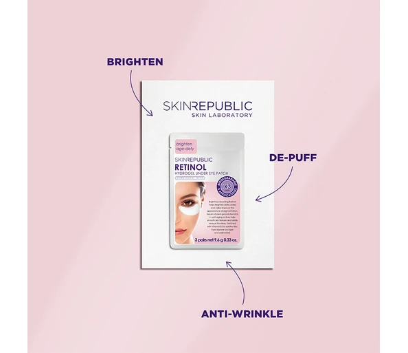 SKINREPUBLIC Retinol Hydra Eye Patch 3 Stück