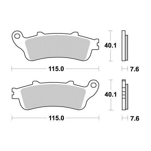 Sifam - Plaquettes de frein S1165AN