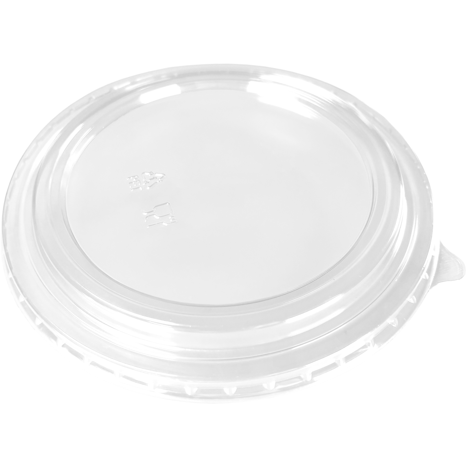 Deksel, PET, rond, Ø185mm, transparant