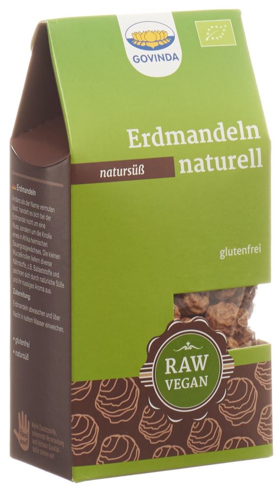 GOVINDA Erdmandeln naturell<br>250 g, ganz Bio