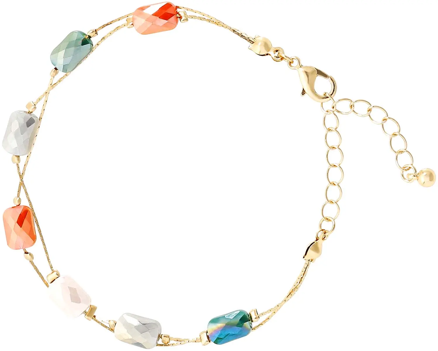 Armband - Faceted Beads