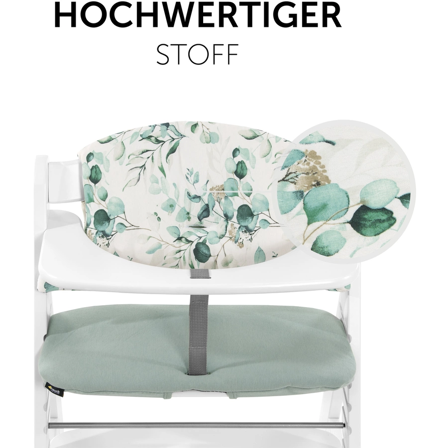 hauck Hochstuhlauflage Select Jersey Leaves Mint