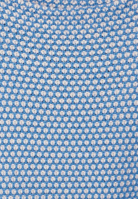 Zweifarbiger Pullover - light spring blue