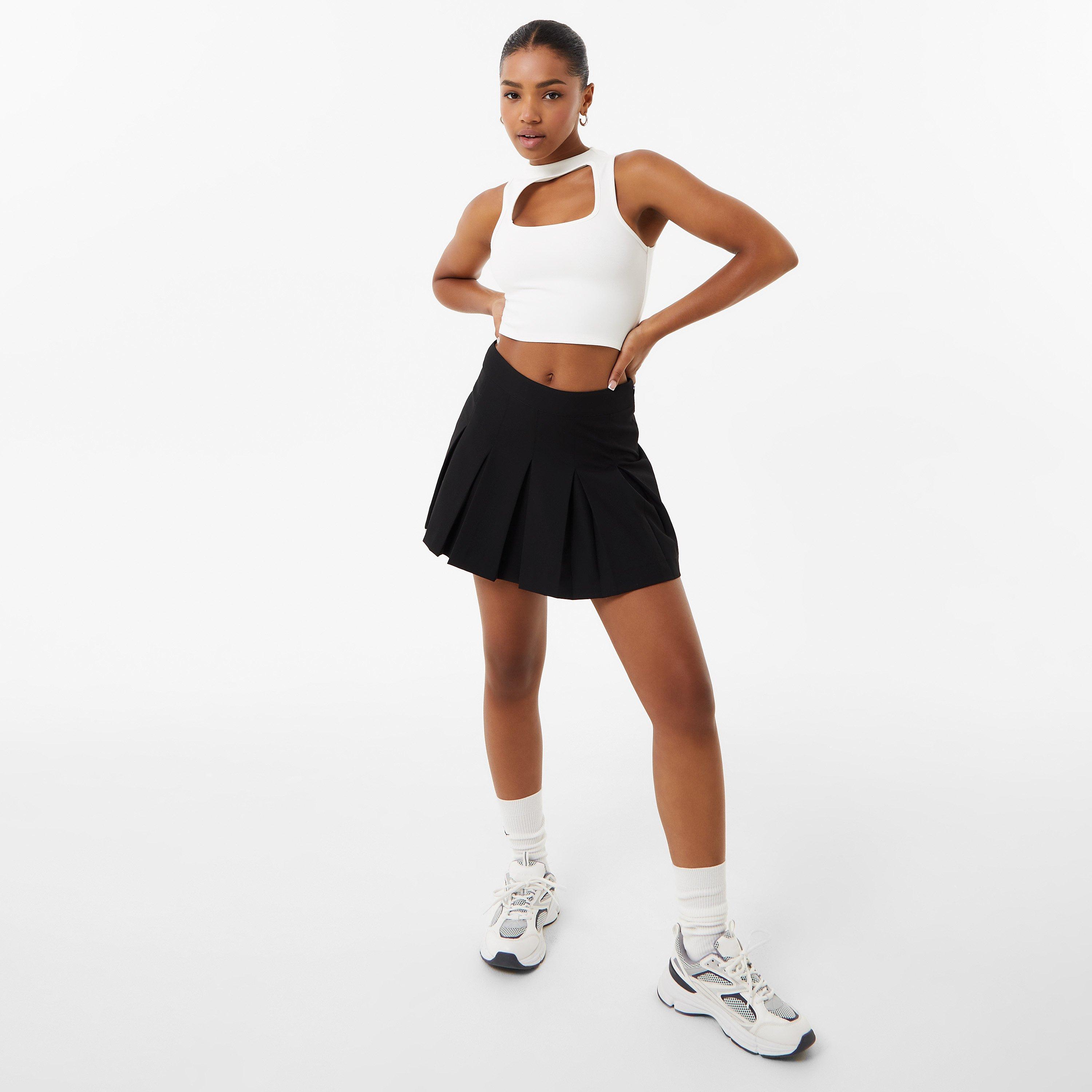 Jack Wills JW Tailored Pleated Mini Skirt