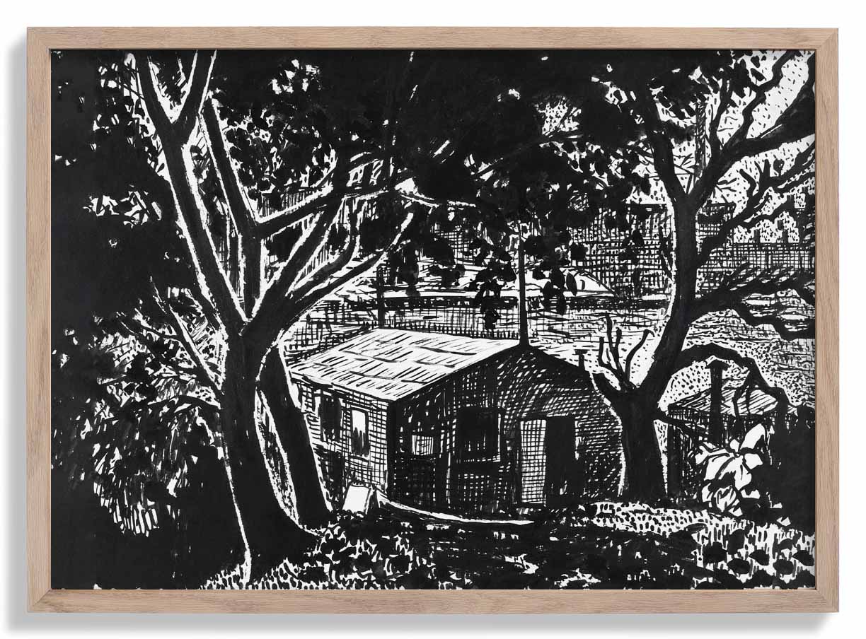 Haus in den Wäldern von Henry Lyman