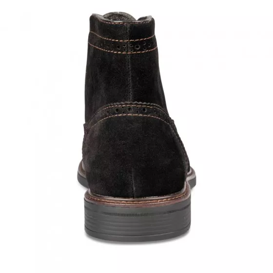Bottines NOIR DENIM SIDE CUIR