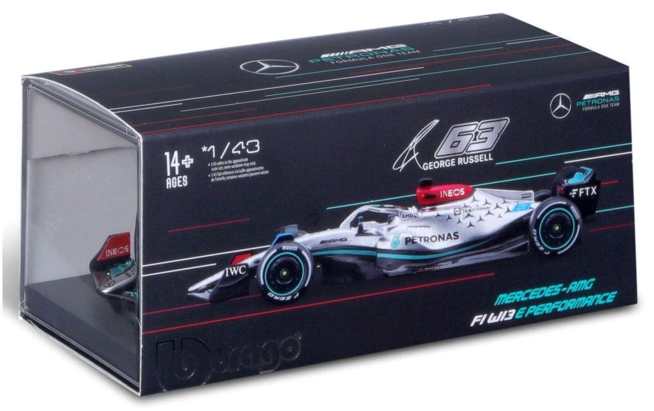 Mercedes-AMG F1 W13 Russell 2022 1:43Sammlermodell im Massstab 1:43