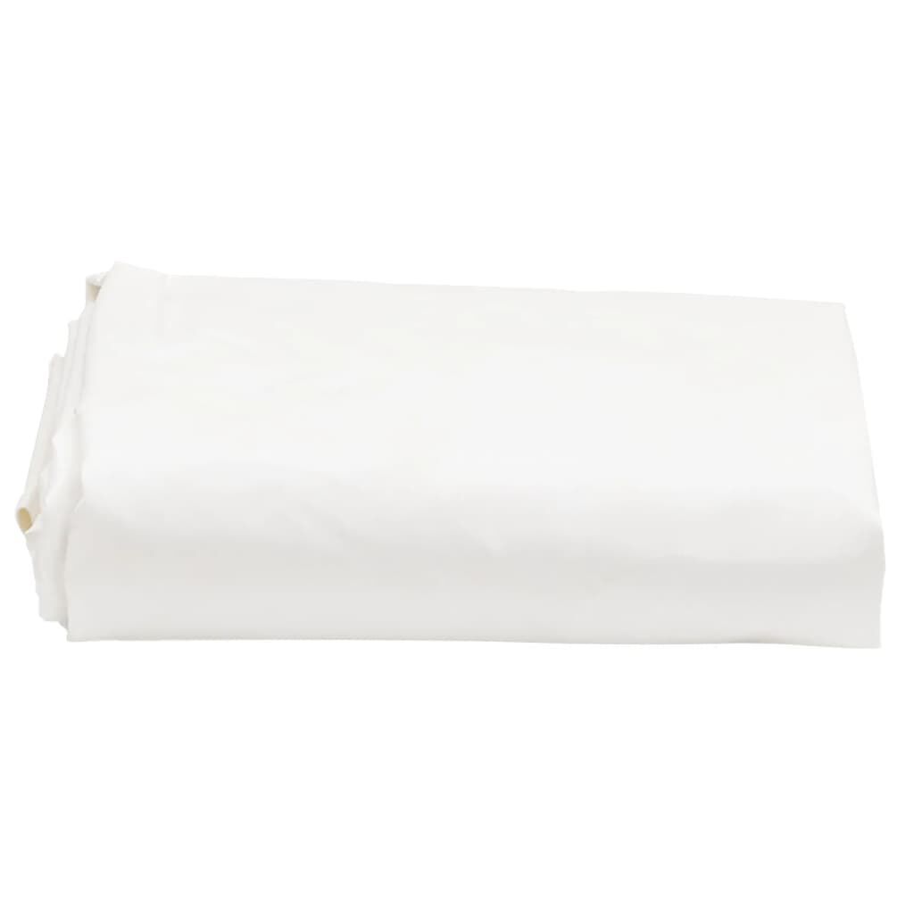 vidaXL Afdekzeil, wit, 1x2,5 m, 650 g/m²