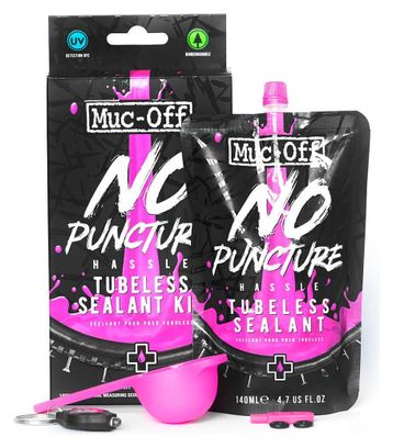 Préventif Muc-Off Anti-Crevaison 140mL   Dosette   Démonte Obus   Lampe UV